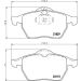 Hella Bremsbelagsatz, Scheibenbremse 8DB 355 007-771 Hella Bremsbelagsatz, Scheibenbremse 8DB 355 007-771