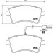 Hella Bremsbelagsatz, Scheibenbremse 8DB 355 016-241
