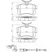 BOSCH Bremsbelagsatz, Scheibenbremse 0 986 494 598 BOSCH Bremsbelagsatz, Scheibenbremse 0 986 494 598
