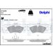 Delphi Bremsbelagsatz, Scheibenbremse LP1596 Delphi Bremsbelagsatz, Scheibenbremse LP1596