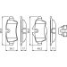 BOSCH Bremsbelagsatz, Scheibenbremse 0 986 494 645 BOSCH Bremsbelagsatz, Scheibenbremse 0 986 494 645