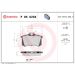 Brembo Bremsbelagsatz, Scheibenbremse XTRA LINE P 85 020X