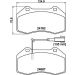 Hella Bremsbelagsatz, Scheibenbremse 8DB 355 014-061 Hella Bremsbelagsatz, Scheibenbremse 8DB 355 014-061