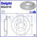Delphi Bremsscheibe BG4310 Delphi Bremsscheibe BG4310