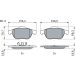 BOSCH Bremsbelagsatz, Scheibenbremse 0 986 494 033 BOSCH Bremsbelagsatz, Scheibenbremse 0 986 494 033