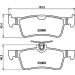 Hella Bremsbelagsatz, Scheibenbremse 8DB 355 021-701 Hella Bremsbelagsatz, Scheibenbremse 8DB 355 021-701