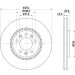 Bremsscheibe 8DD 355 125-401 Bremsscheibe 8DD 355 125-401