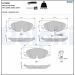 Delphi Bremsbelagsatz, Scheibenbremse LP2698 Delphi Bremsbelagsatz, Scheibenbremse LP2698