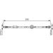 BOSCH Bremsschlauch 1 987 481 399