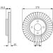 BOSCH Bremsscheibe 0 986 479 637