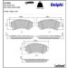 Delphi Bremsbelagsatz, Scheibenbremse LP1609