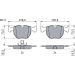 BOSCH Bremsbelagsatz, Scheibenbremse 0 986 494 028 BOSCH Bremsbelagsatz, Scheibenbremse 0 986 494 028