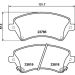 Hella Bremsbelagsatz, Scheibenbremse 8DB 355 017-241 Hella Bremsbelagsatz, Scheibenbremse 8DB 355 017-241