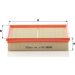 MANN-FILTER C 24 106 Luftfilter