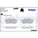 Delphi Bremsbelagsatz, Scheibenbremse LP2298 Delphi Bremsbelagsatz, Scheibenbremse LP2298