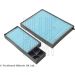 Blue Print Filtersatz, Innenraumluft ADG02540