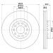 Hella Bremsscheibe Pro High Carbon 8DD 355 127-421