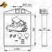 NRF Wärmetauscher, Innenraumheizung EASY FIT 54275