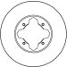 Bremsscheibe DF2679 Bremsscheibe DF2679
