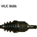 SKF Antriebswelle VKJC 8686 SKF Antriebswelle VKJC 8686