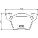 Bremsbelagsatz, Scheibenbremse 8DB 355 008-641 Bremsbelagsatz, Scheibenbremse 8DB 355 008-641