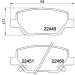 Bremsbelagsatz, Scheibenbremse 8DB 355 025-861 Bremsbelagsatz, Scheibenbremse 8DB 355 025-861