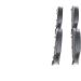 BOSCH Bremsbelagsatz, Scheibenbremse 0 986 494 483