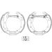 Textar Bremsbackensatz Shoe Kit Pro 84061602 Textar Bremsbackensatz Shoe Kit Pro 84061602