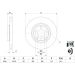 BOSCH Bremsscheibe 0 986 478 521