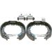 BOSCH 0 204 114 686 Bremsensatz, Trommelbremse für NISSAN MICRA, NOTE, SUNNY mit Radbremszylinder