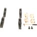 BOSCH Bremsbelagsatz, Scheibenbremse 0 986 494 087