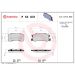 Bremsbelagsatz, Scheibenbremse P 54 031 Bremsbelagsatz, Scheibenbremse P 54 031