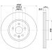 Bremsscheibe 8DD 355 122-851 Bremsscheibe 8DD 355 122-851