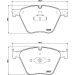 Hella Bremsbelagsatz, Scheibenbremse 8DB 355 020-121