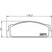 Hella Bremsbelagsatz, Scheibenbremse 8DB 355 007-111 Hella Bremsbelagsatz, Scheibenbremse 8DB 355 007-111