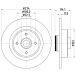 Hella Bremsscheibe PRO 8DD 355 123-331