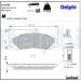 Delphi Bremsbelagsatz, Scheibenbremse LP1555 Delphi Bremsbelagsatz, Scheibenbremse LP1555