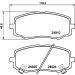 Hella Bremsbelagsatz, Scheibenbremse 8DB 355 014-901 Hella Bremsbelagsatz, Scheibenbremse 8DB 355 014-901
