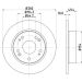 Bremsscheibe 8DD 355 118-731 Bremsscheibe 8DD 355 118-731