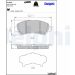 Delphi Bremsbelagsatz, Scheibenbremse LP2031 Delphi Bremsbelagsatz, Scheibenbremse LP2031