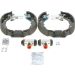 BOSCH 0 204 114 686 Bremsensatz, Trommelbremse für NISSAN MICRA, NOTE, SUNNY mit Radbremszylinder