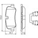 BOSCH Bremsbelagsatz, Scheibenbremse 0 986 494 636