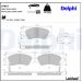 Delphi Bremsbelagsatz, Scheibenbremse LP810 Delphi Bremsbelagsatz, Scheibenbremse LP810
