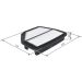 BOSCH F 026 400 203 Luftfilter BOSCH F 026 400 203 Luftfilter