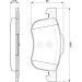 BOSCH Bremsbelagsatz, Scheibenbremse 0 986 424 540 BOSCH Bremsbelagsatz, Scheibenbremse 0 986 424 540
