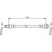 BOSCH Bremsschlauch 1 987 481 669