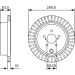 BOSCH Bremsscheibe 0 986 479 A83 BOSCH Bremsscheibe 0 986 479 A83