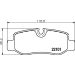 Hella Bremsbelagsatz, Scheibenbremse 8DB 355 021-761 Hella Bremsbelagsatz, Scheibenbremse 8DB 355 021-761