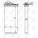 NRF Wärmetauscher, Innenraumheizung ohne Rohr 54333