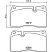 Hella | Bremsbelagsatz, Scheibenbremse | 8DB 355 015-891